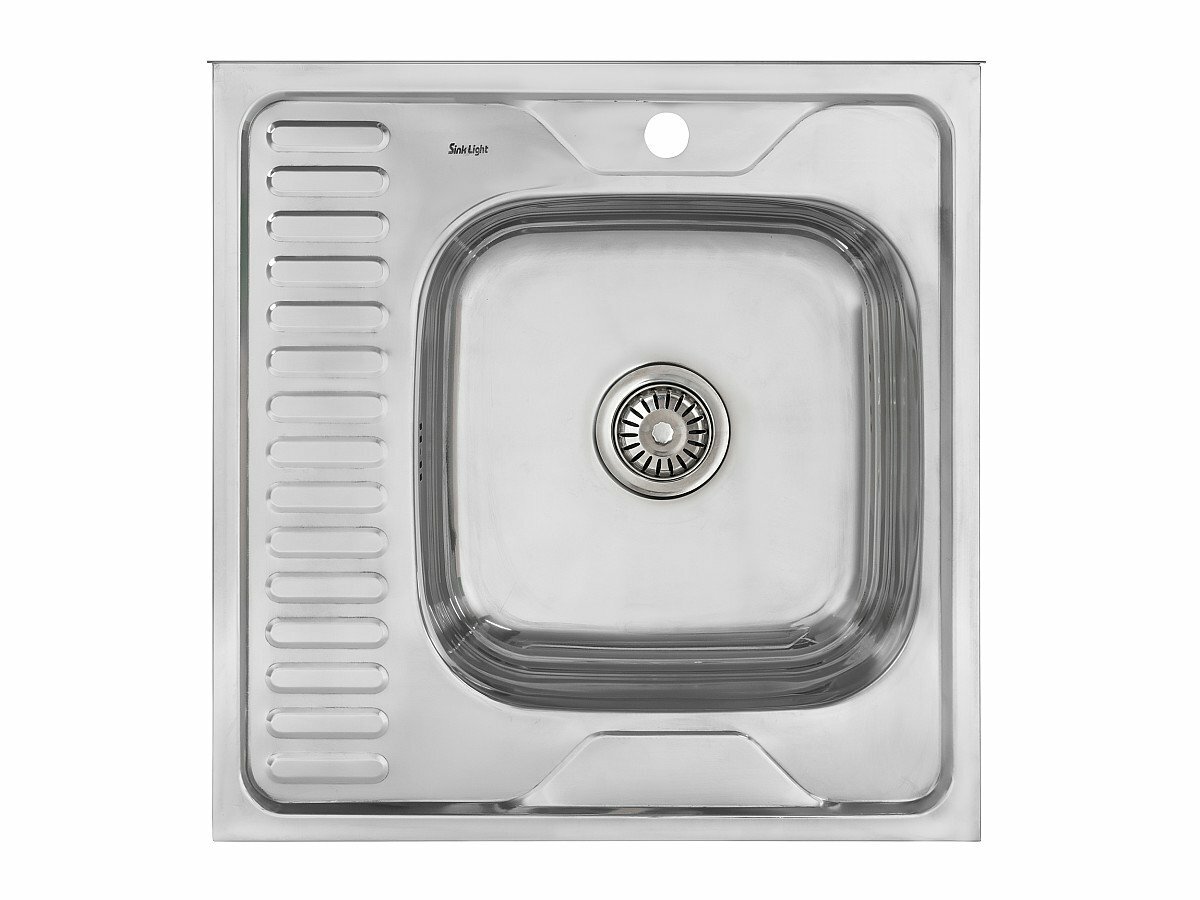 Мойка накладная 606016/0,6 1Ч1К (правая)